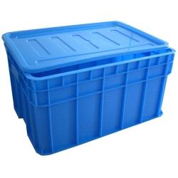 X169塑料箱_带盖塑料物流箱